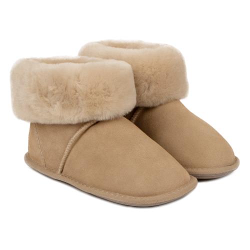 Ladies Albery Sheepskin Slipper Caramel Extra Image 4